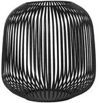 Windlicht Lito M | &Oslash; 27 cm, H 27,5 cm Schwarz