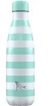 Thermosflasche 500ml Muster gestreift blau wei&szlig;