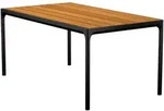 Outdoor Esstisch Four - schwarzes Gestell 160 x 90 cm