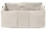 Designer Brotkorb DESA L aus Stoff und Metall moonbeam