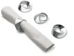 Swirl Serviettenringe 4 Stk