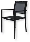 Outdoor Stapelsessel Fiam Aria schwarz / schwarz