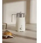 Pliss&eacute; Milchsch&auml;umer &ndash; elektrisch, wei&szlig;, elegantes Design f&uuml;r cremigen