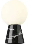 CARRARA - schwarze Marmor Tischleuchte 30 cm