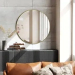 Hubba Wall Spiegel, brass &Oslash; 86cm