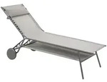 Hohe Sonnenliege Miami II Batyline&reg; Duo &ndash; klappbar & mit verstellbarer