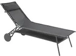 Hohe Sonnenliege Miami II Batyline&reg; Duo &ndash; klappbar & mit verstellbarer