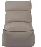 Stay Outdoor-Lounger &ndash; wetterfest, ergonomisch, 120 x 60 x 75 cm Earth