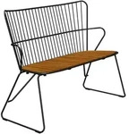 Gartenbank PAON black - Bench PAON