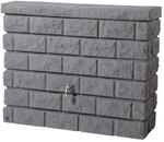 GARANTIA GRAF 400l Wandtank ROCKY Deko-Regenspeicher Steinoptik Darkgranite 326130