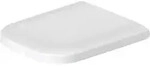 DURAVIT WC-Sitz Happy D.2 mit SoftClose Scharniere edelstahl, wei&szlig; 0064590000