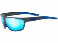 Uvex S5320062016, Uvex Sportstyle 706 Sunglasses Schwarz Mirror Blue/CAT3,