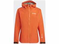 Adidas HN2909/L, Adidas Xpr Gore Pac Jacket Orange L Mann male, Herrenkleidung -