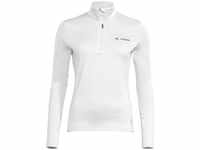 Vaude 420600120420, Vaude Livigno Ii Half Zip Long Sleeve T-shirt Weiß 42 Frau
