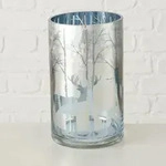 Windlicht Winta 20cm silber