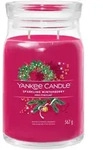 Sparkling Winterberry Signature Large Jar 567g 2-Docht