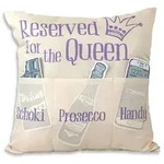 Reserved for the Queen Kissen mit 3 Einstecktaschen