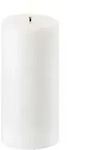 Uyuni LED Stumpenkerze 7,8x15cm nordic white