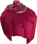 Walzvital Haartrockenhaube "aubergine" rot