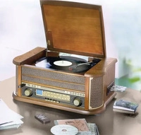Soundmaster Musikanlage "Plattenspieler" braun