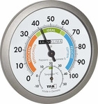 TFA Analoges Thermo-Hygrometer weiss