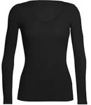 Icebreaker W Siren LS Sweetheart XS Black