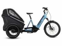Cube Trike Family Hybrid 750 - Elektro Familien-Lastenfahrrad 2024 | blue ́n