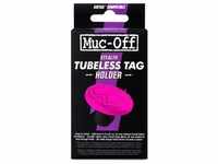 Muc-Off Tubeless Tag Holder | black-pink
