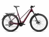 Orbea Kemen Mid 30 - 29" Trapeze Elektro Trekking Bike | dark red - M