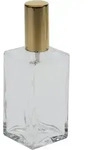 Fantasia Zerst&auml;uber Klarglas Eckig gold 100ml