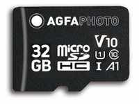 AGFA 32GB microSDHC-Karte inkl. Adapter UHS-I C10/U3/A1