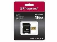 Transcend 16GB microSDHC-Karte 500S UHS-I U3 V30 95/60MB/s