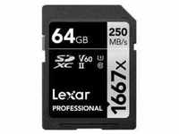 Lexar LSD64GCB1667, Lexar SDXC Professional UHS-II 1667x 64GB