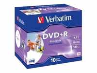 Verbatim DVD+R InkJet 10er Jewelcase