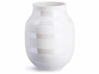 Kähler Vase "Omaggio" in Weiß - (H)20 cm
