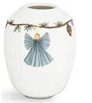 K&auml;hler Vase "Hammersh&oslash;i" in Wei&szlig; - (H)10,5 x &Oslash; 8,5 cm