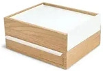 umbra Schmuckkasten "Stowit" in Hellbraun - (B)26 x (H)12 x (T)22 cm