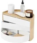 umbra Kosmetik-Organizer ''Moona'' in Wei&szlig; - (B)18 x (H)27 x (H)15 cm