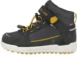Trollkids Leder-Wanderboots "Gryllefjord Mid Cut" in Anthrazit - 28