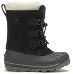Kamik Leder-Winterstiefel "Snowdash" in Schwarz - 30