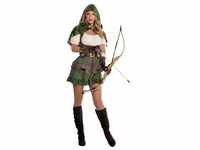 amscan 4tlg. Kostüm "Robin Hoodie" in Grün - L