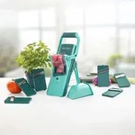 Nicer Dicer 12tlg. Schneider-Set ''Nicer Dicer Speed'' in Grau