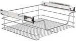 Sch&uuml;tte Teleskopschublade in Chrom - (B)50 x (H)15 x (T)45 cm