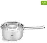 Fissler 2tlg. Set: Edelstahl-Stielkasserolle "Pure Collection" - &Oslash; 16 cm