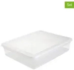 keeeper 2er-Set: Aufbewahrungsboxen "Bea" in Transparent - 9 l
