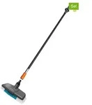 Gardena 3tlg. Cleansystem-Set mit Stiel "Hard" in Schwarz