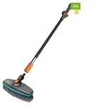 Gardena 3tlg. Cleansystem-Set mit Stiel "Soft" in Schwarz