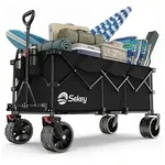 Sekey Bollerwagen "Sekey XXXL" in Schwarz - (B)97 x (H)57 x (T)123 cm