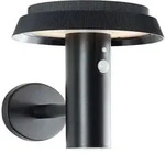 Brilliant LED-Solar-Wandleuchte "Alvero" in Schwarz - (B)20 x (H)21 x (T)18 cm