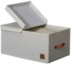 STORE IT Ordnungsbox in Creme - (B)50 x (H)33 x (T)24 cm